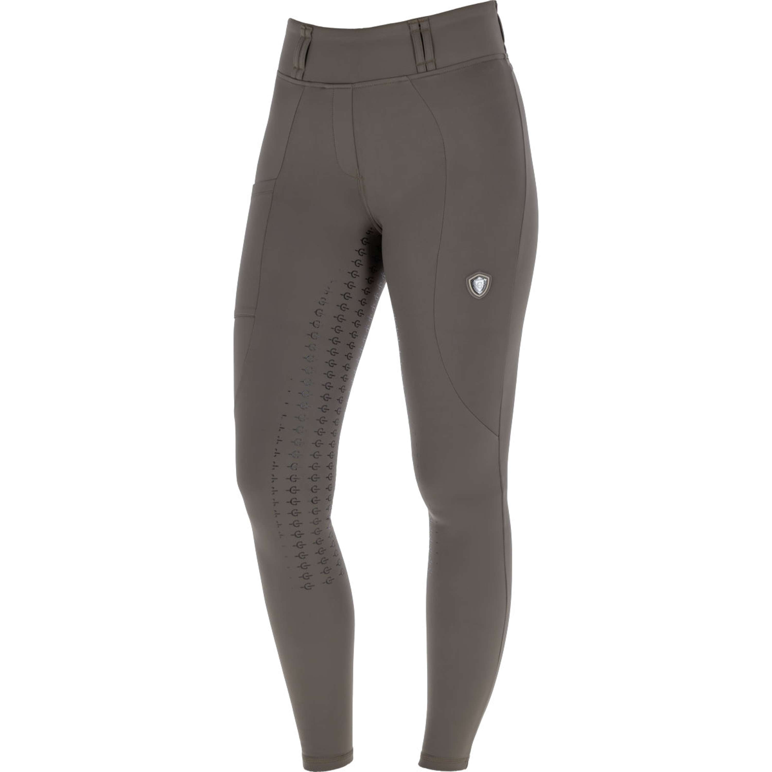Covalliero Legging de Equitación Full Grip AW26 Milky Chocolate
