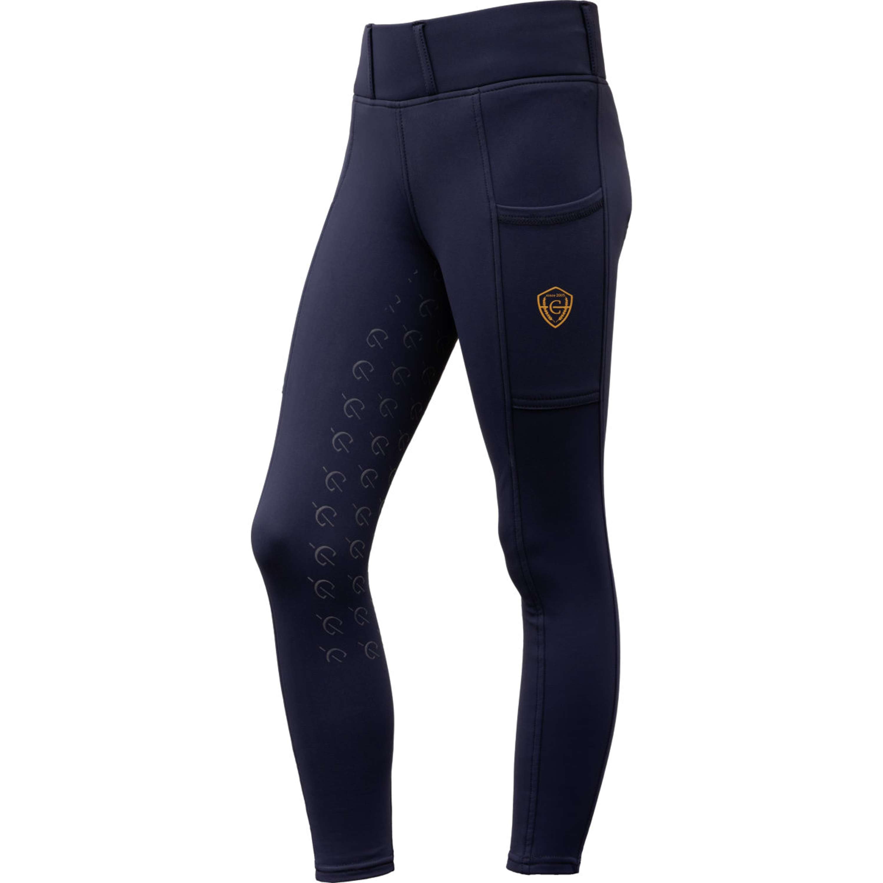 Covalliero Legging de Equitación Full Grip AW26 Kids Dark Navy