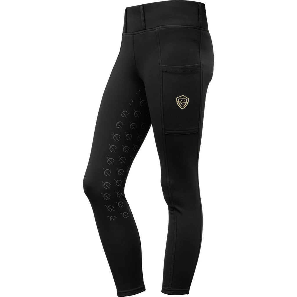 Covalliero Legging de Equitación Full Grip AW26 Kids Negro