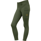 Covalliero Legging de Equitación Full Grip AW26 Kids Forest Green
