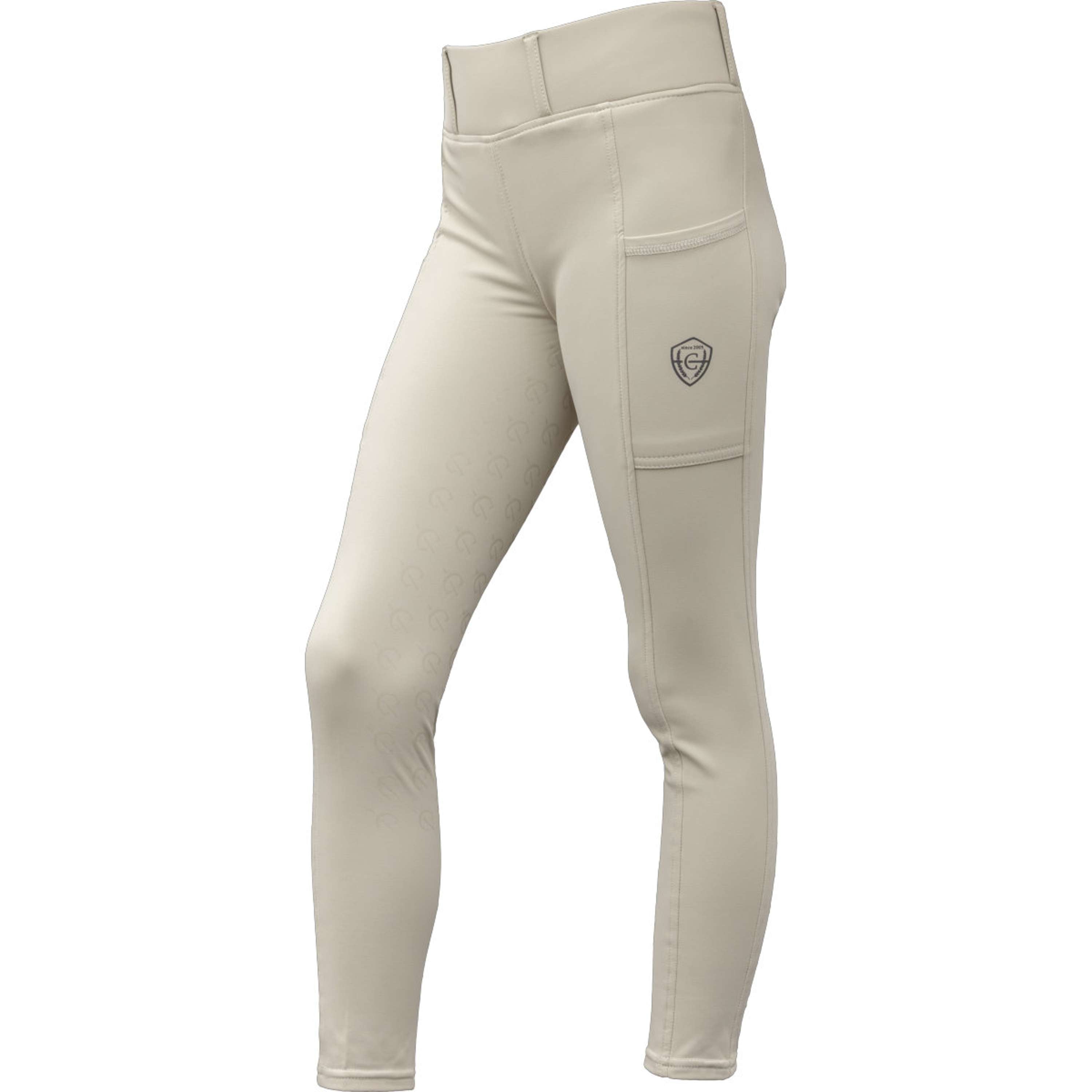 Covalliero Legging de Equitación Full Grip AW26 Kids Beige