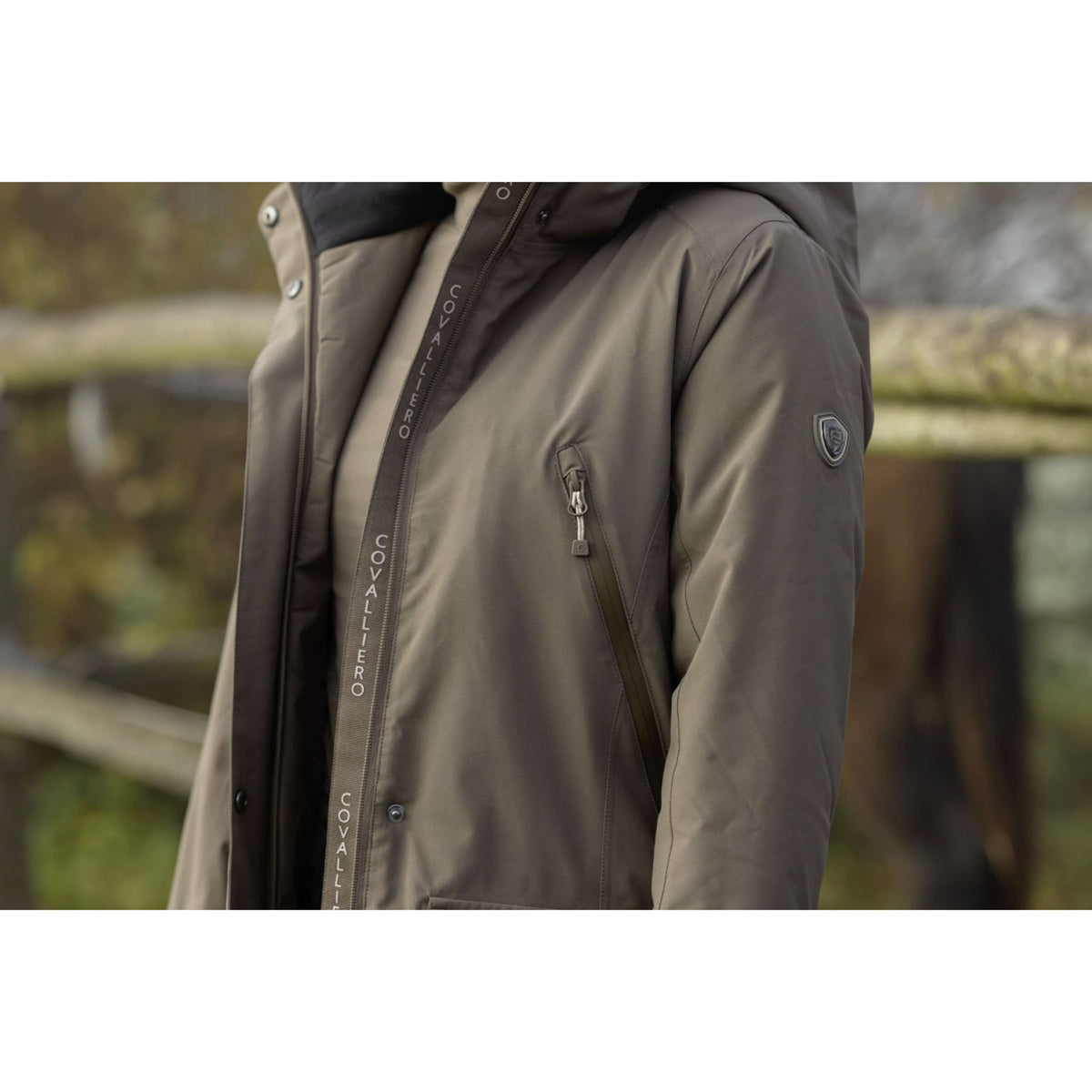 Covalliero Parka AW26 Milky Chocolate