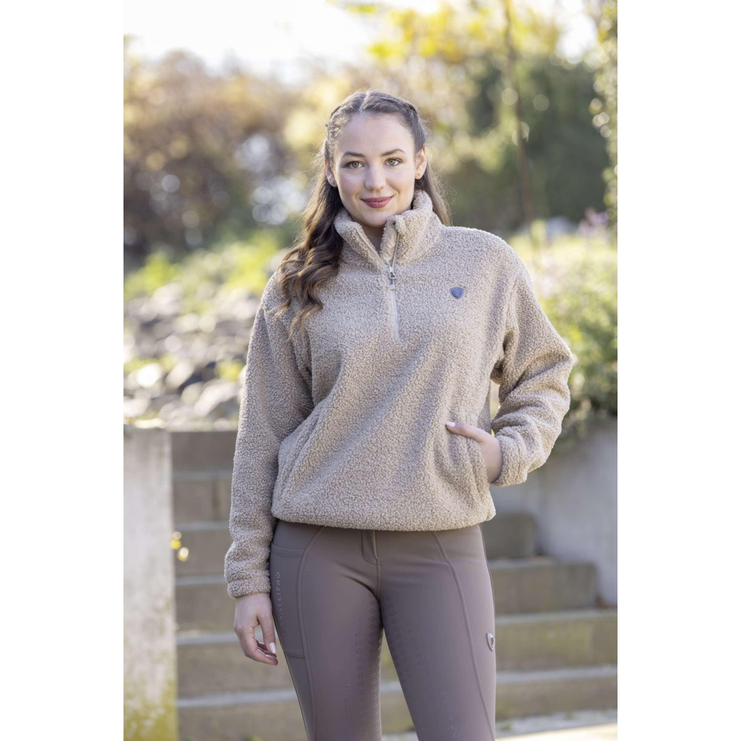 Covalliero Suéter Teddy AW26 Beige