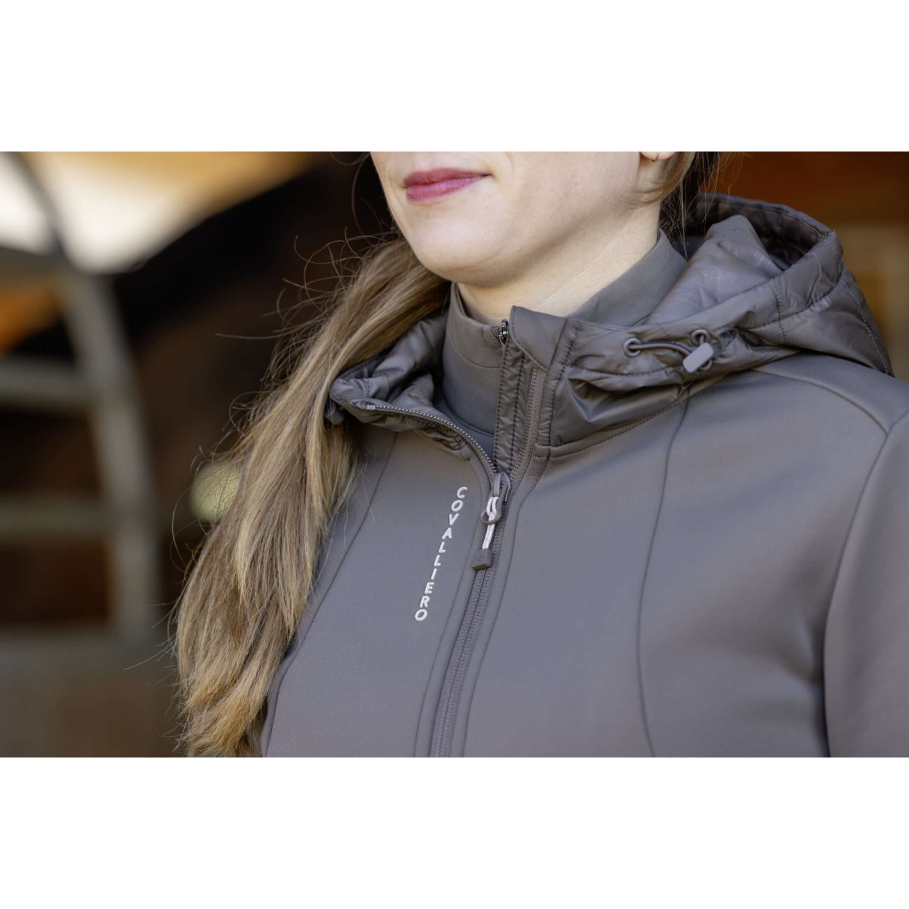 Covalliero Sudadera con capucha y cremallera AW26 Milky Chocolate