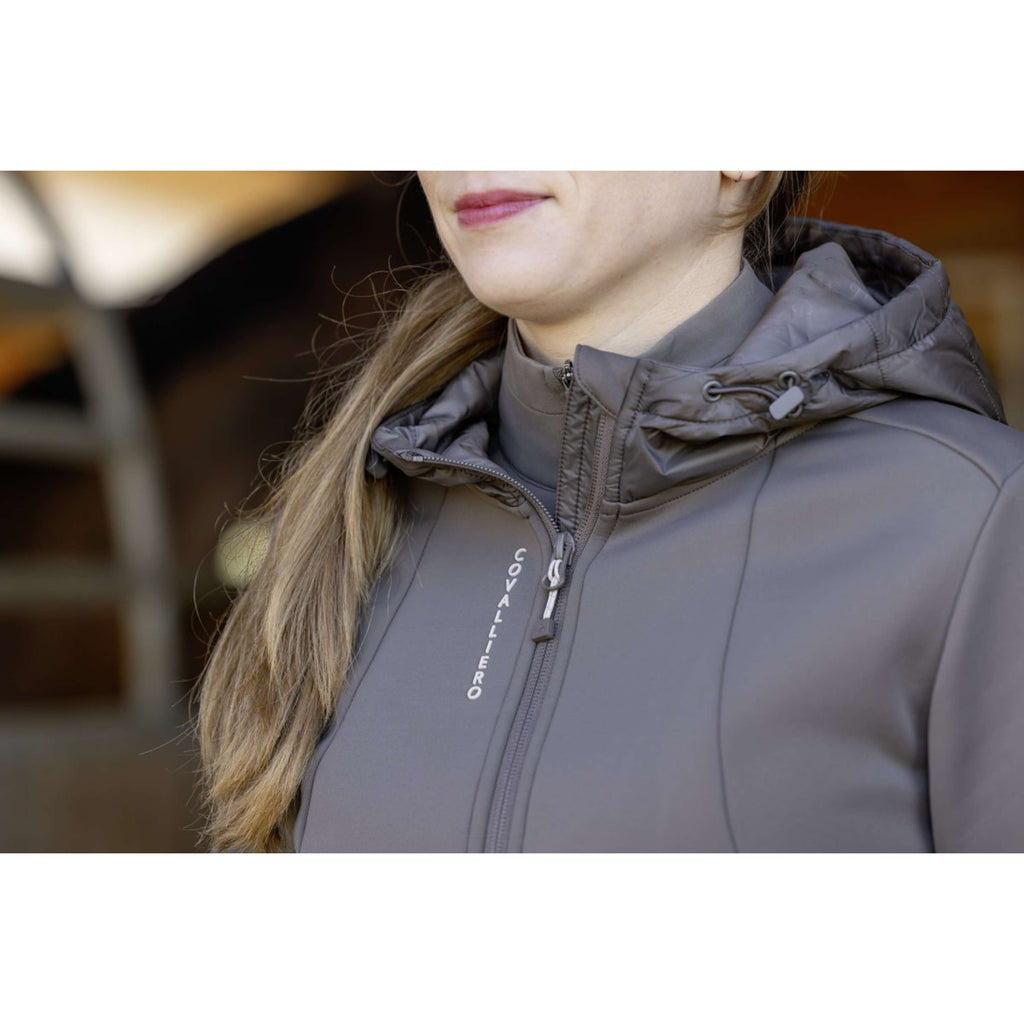 Covalliero Sudadera con capucha y cremallera AW26 Milky Chocolate