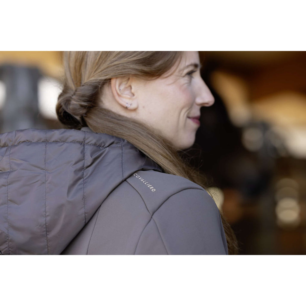 Covalliero Sudadera con capucha y cremallera AW26 Milky Chocolate