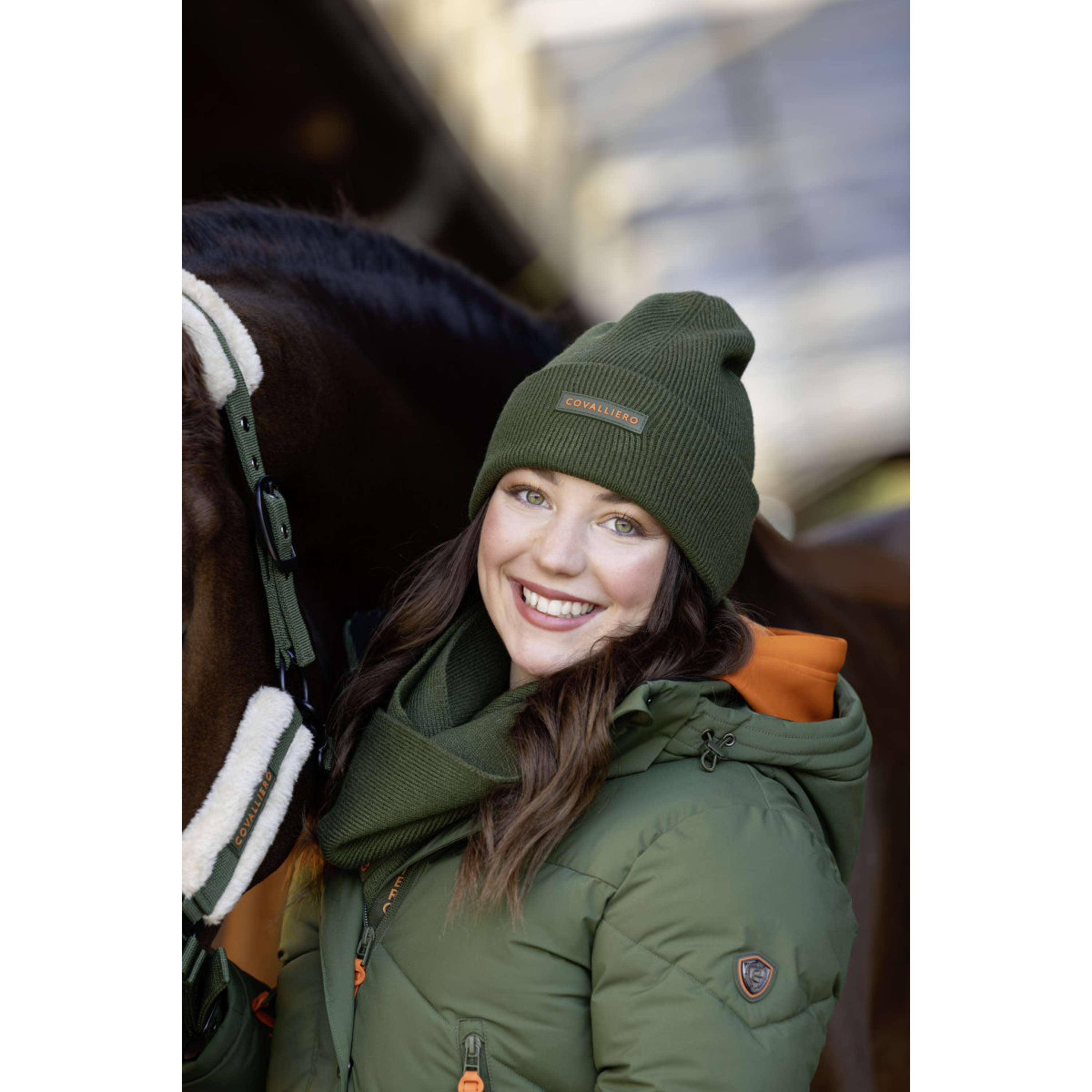 Covalliero Gorro AW26 Forest Green