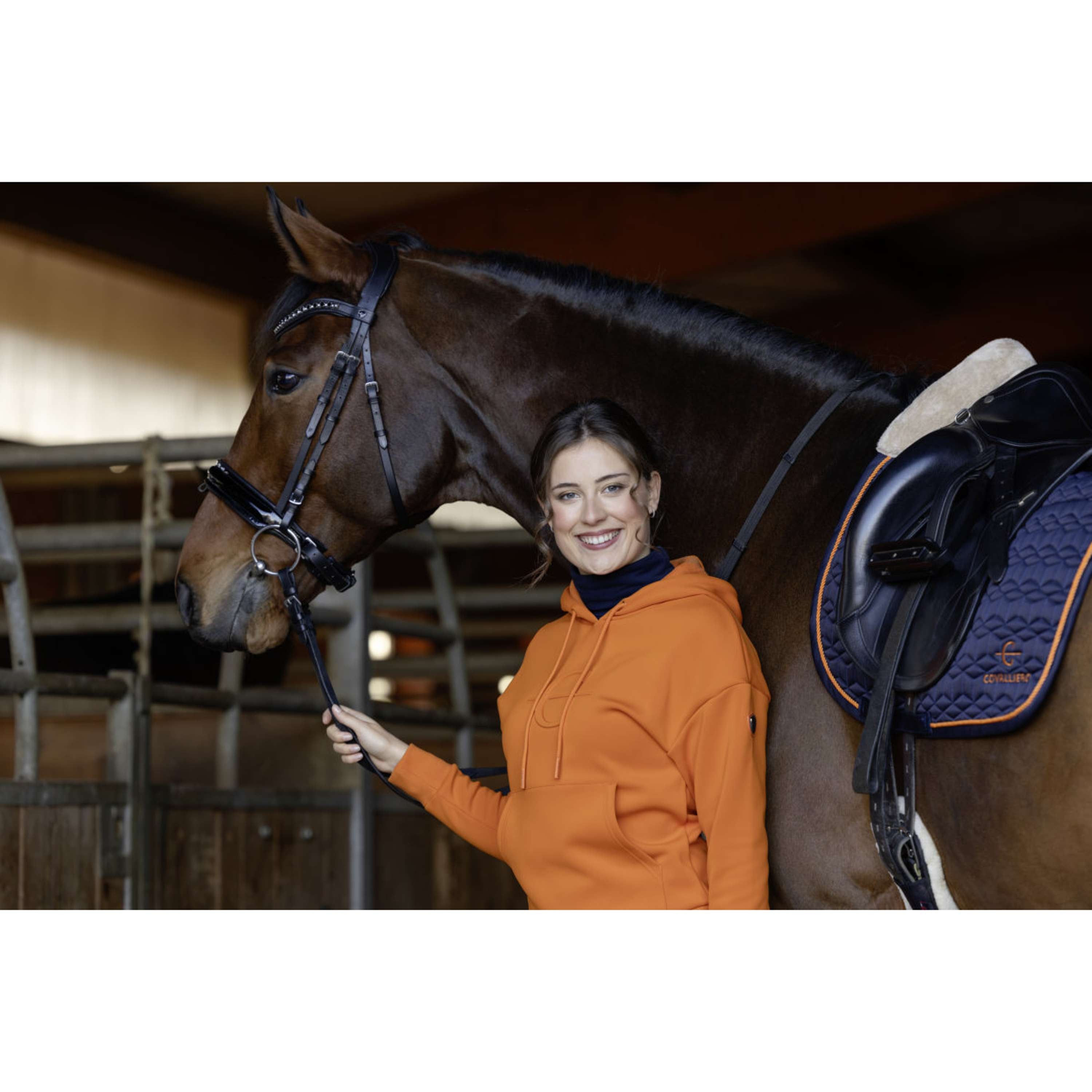 Covalliero Sudadera AW26 Naranja