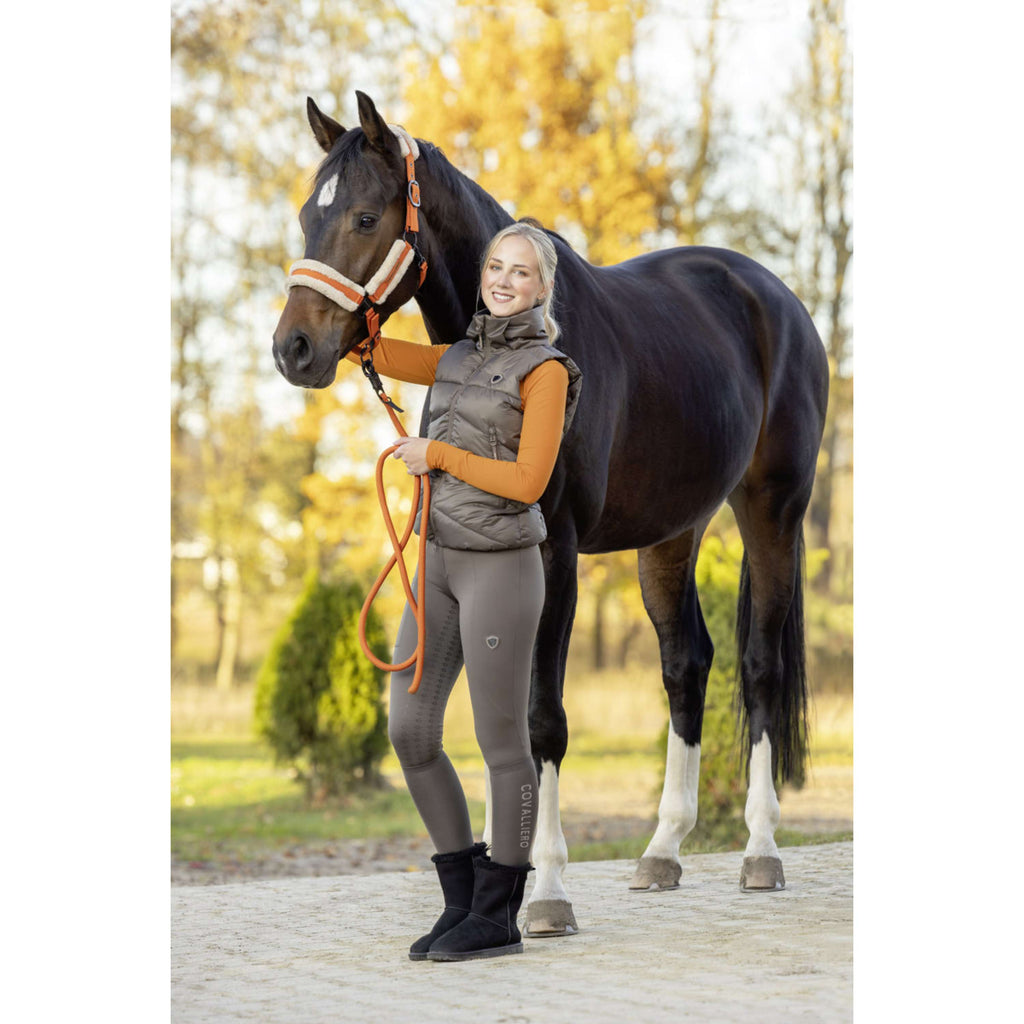 Covalliero Legging de Equitación Full Grip AW26 Milky Chocolate