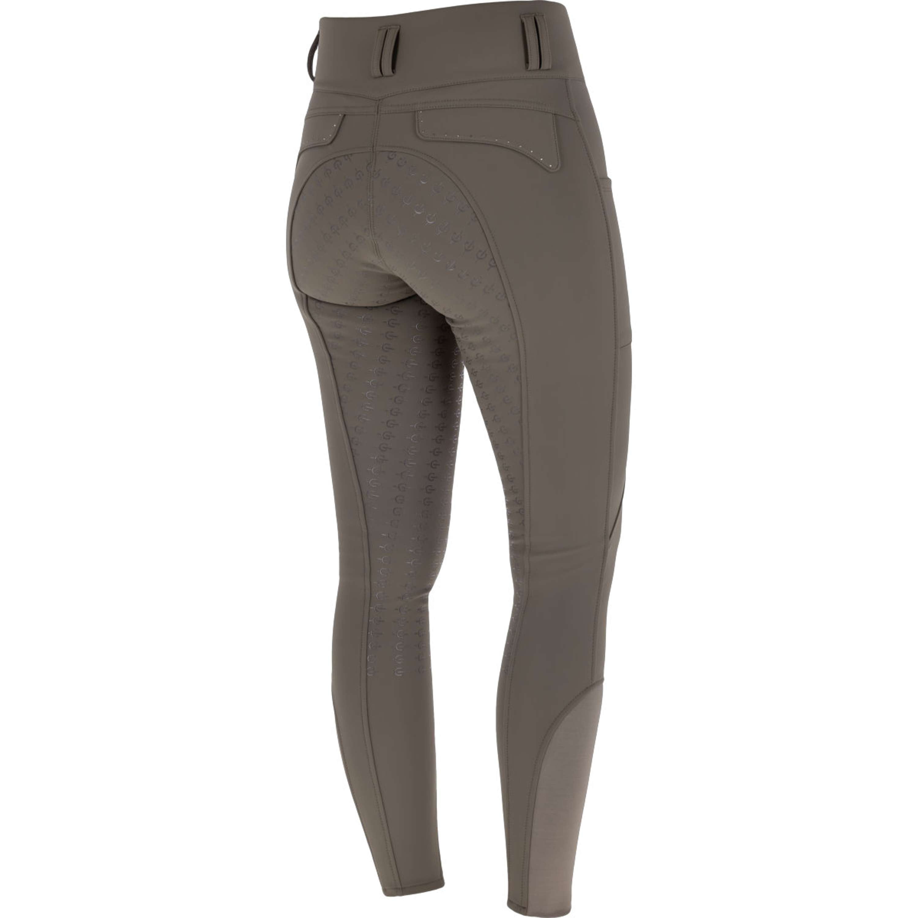 Covalliero Pantalón de Equitación Hight Waist Full Grip AW26 Milky Chocolate