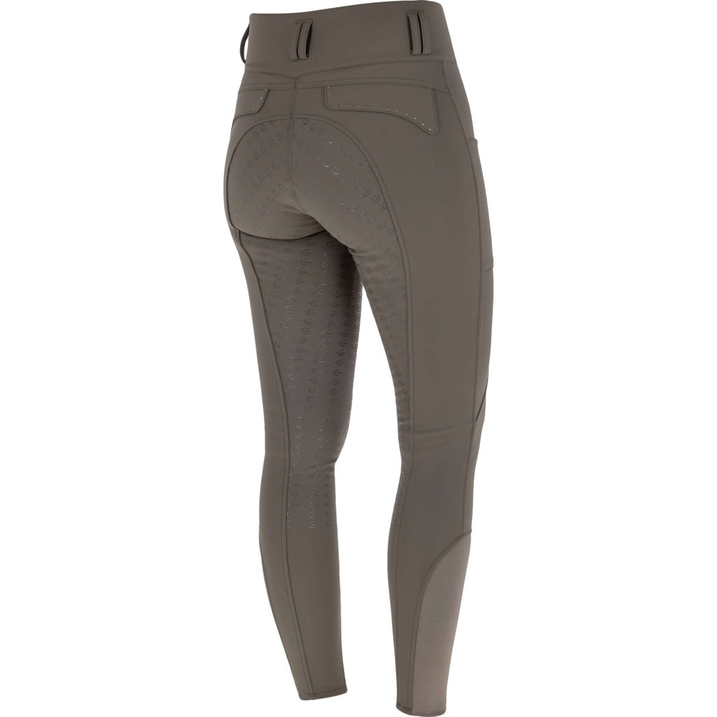 Covalliero Pantalón de Equitación Hight Waist Full Grip AW26 Milky Chocolate