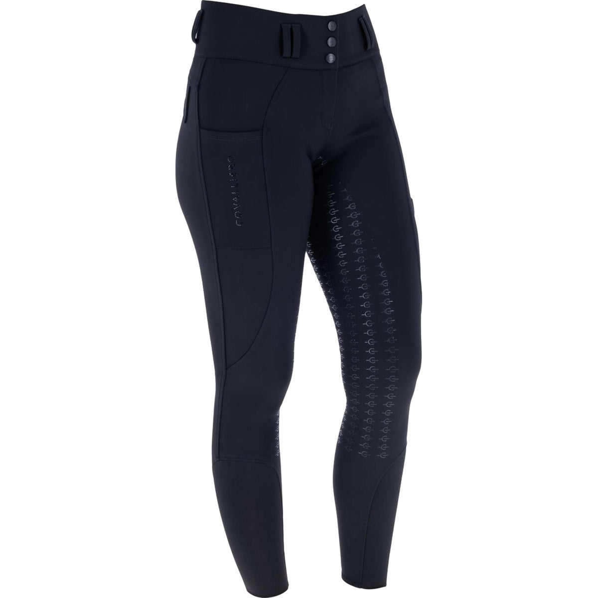 Covalliero Pantalón de Equitación Hight Waist Full Grip AW26 Negro