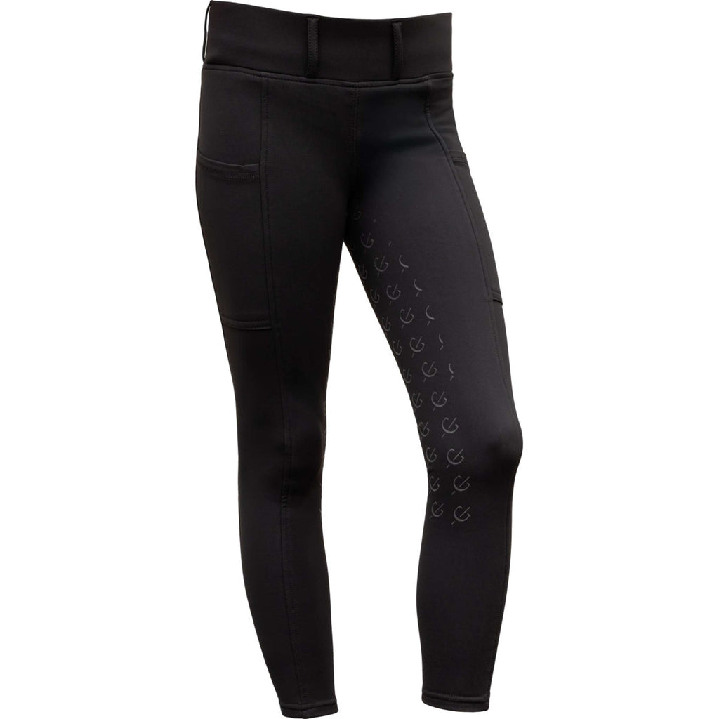 Covalliero Legging de Equitación Full Grip AW26 Kids Negro