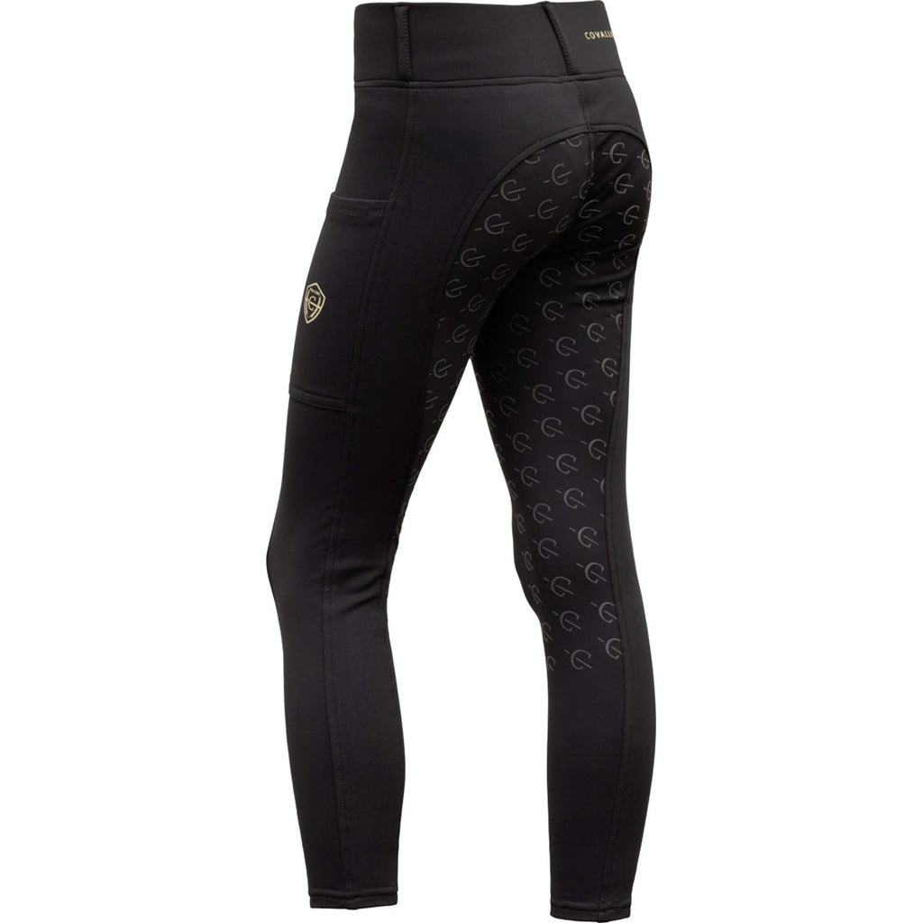 Covalliero Legging de Equitación Full Grip AW26 Kids Negro