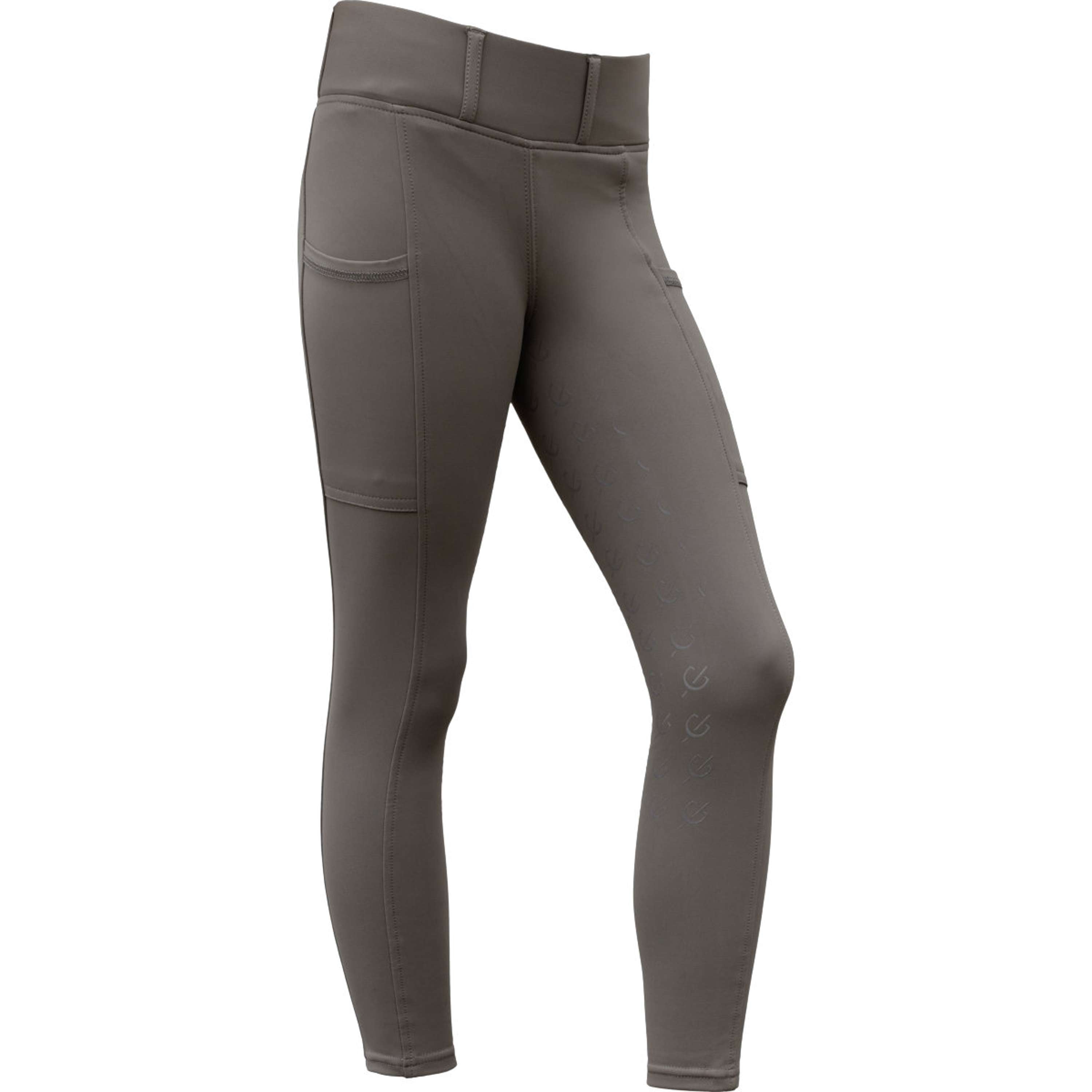Covalliero Legging de Equitación Full Grip AW26 Kids Milky Chocolate