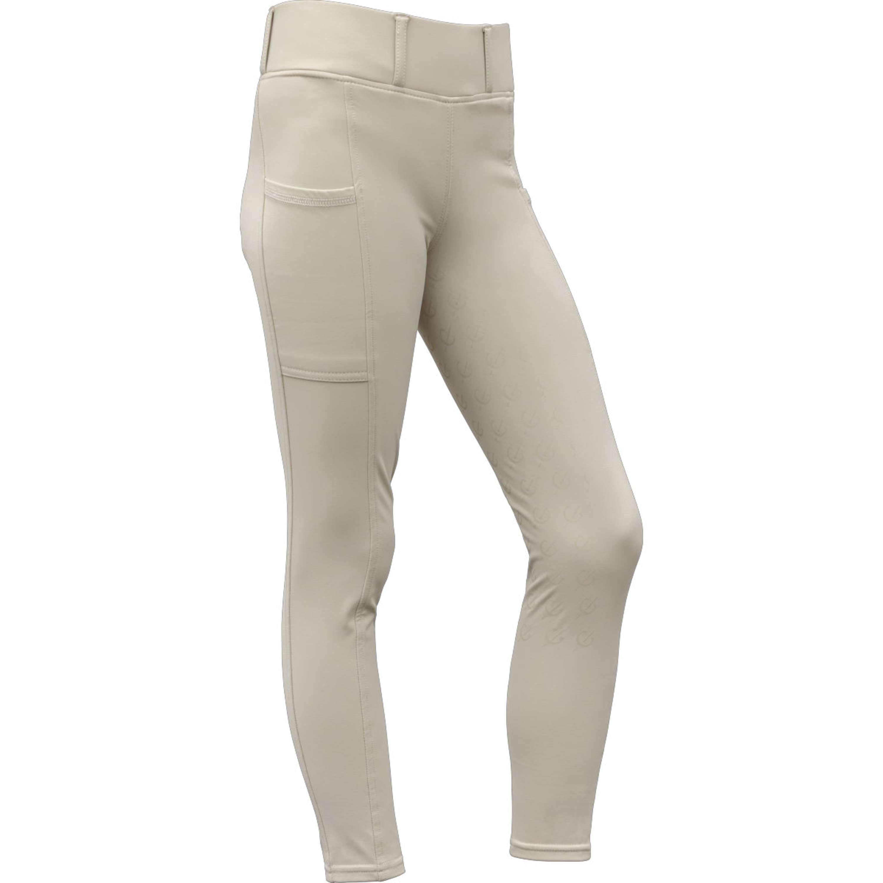 Covalliero Legging de Equitación Full Grip AW26 Kids Beige