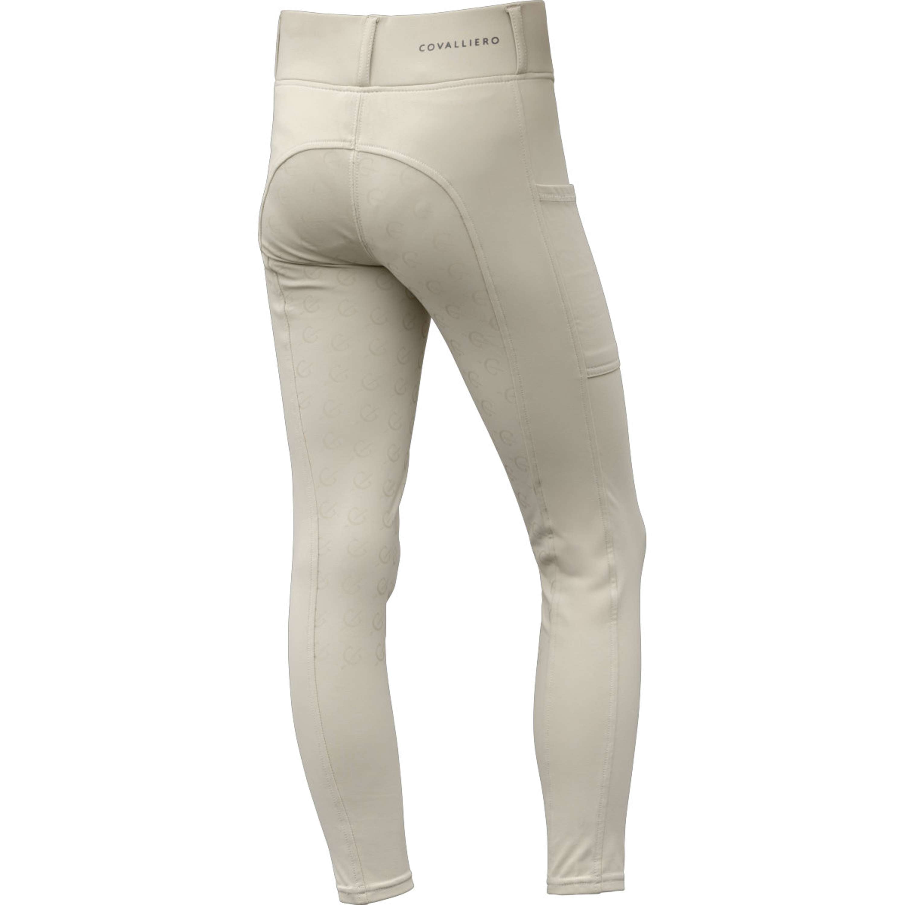 Covalliero Legging de Equitación Full Grip AW26 Kids Beige