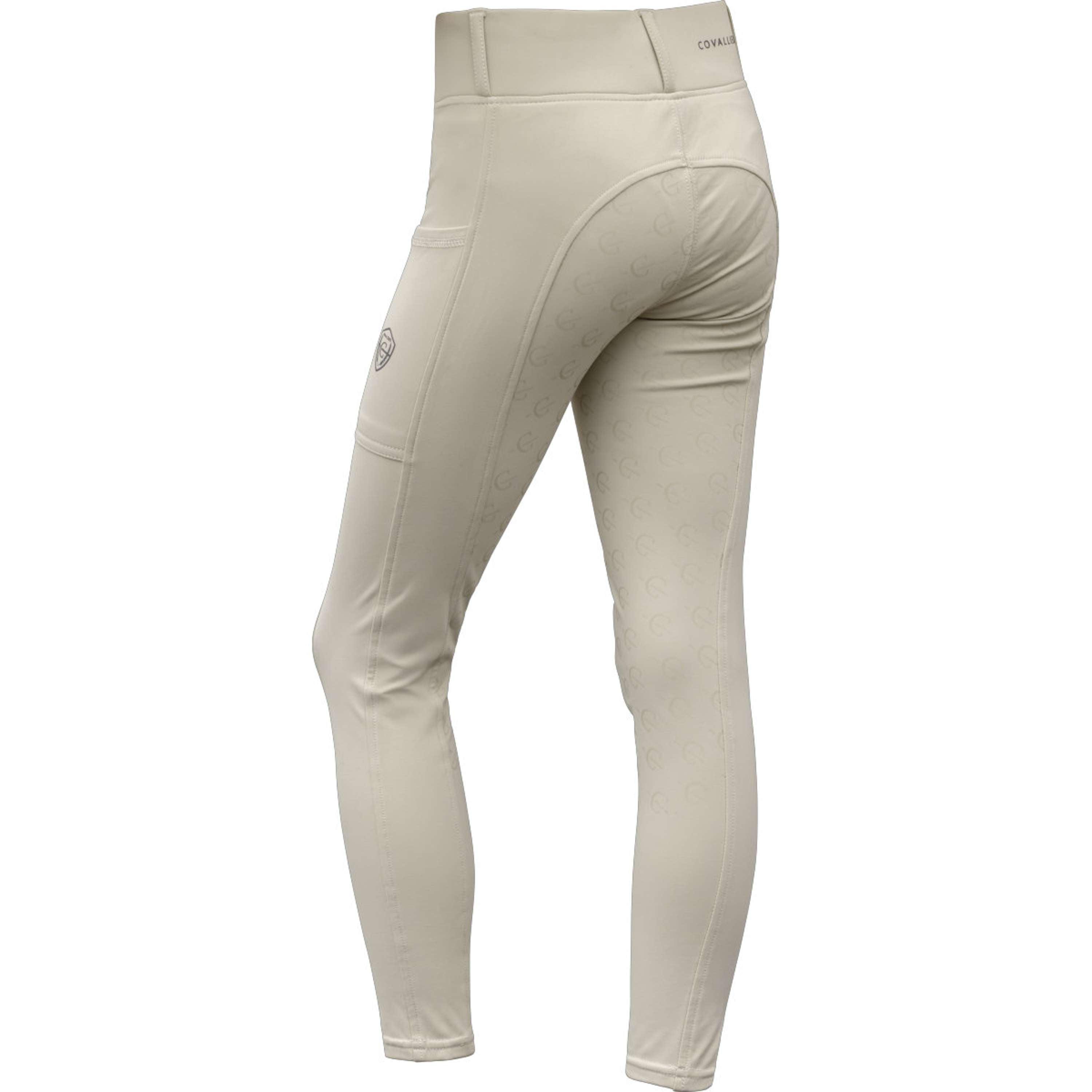 Covalliero Legging de Equitación Full Grip AW26 Kids Beige
