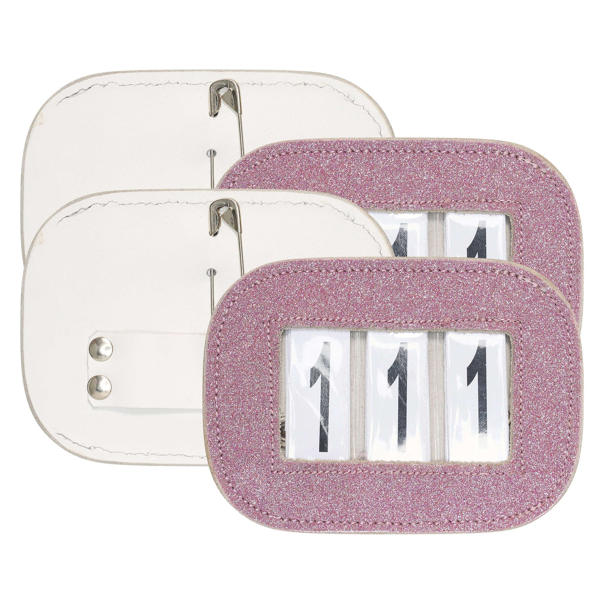 Imperial Riding Números de Competición IRHGlitter Square Rosa