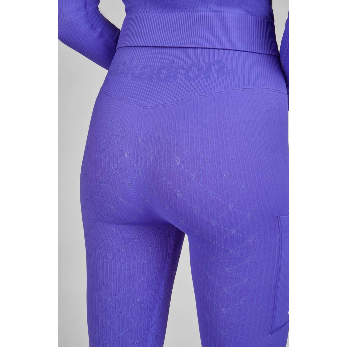 Eskadron Legging de Equitación Seamless Morado