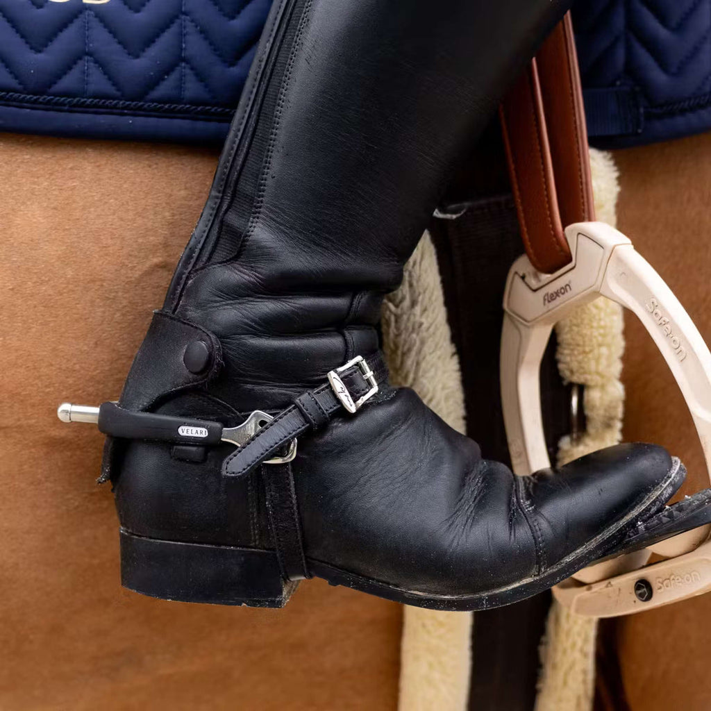Dyon Correas para espuelas Negro