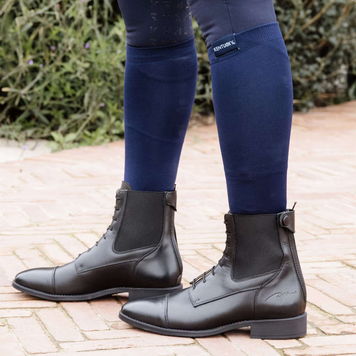 Dyon Botines Front laces Negro
