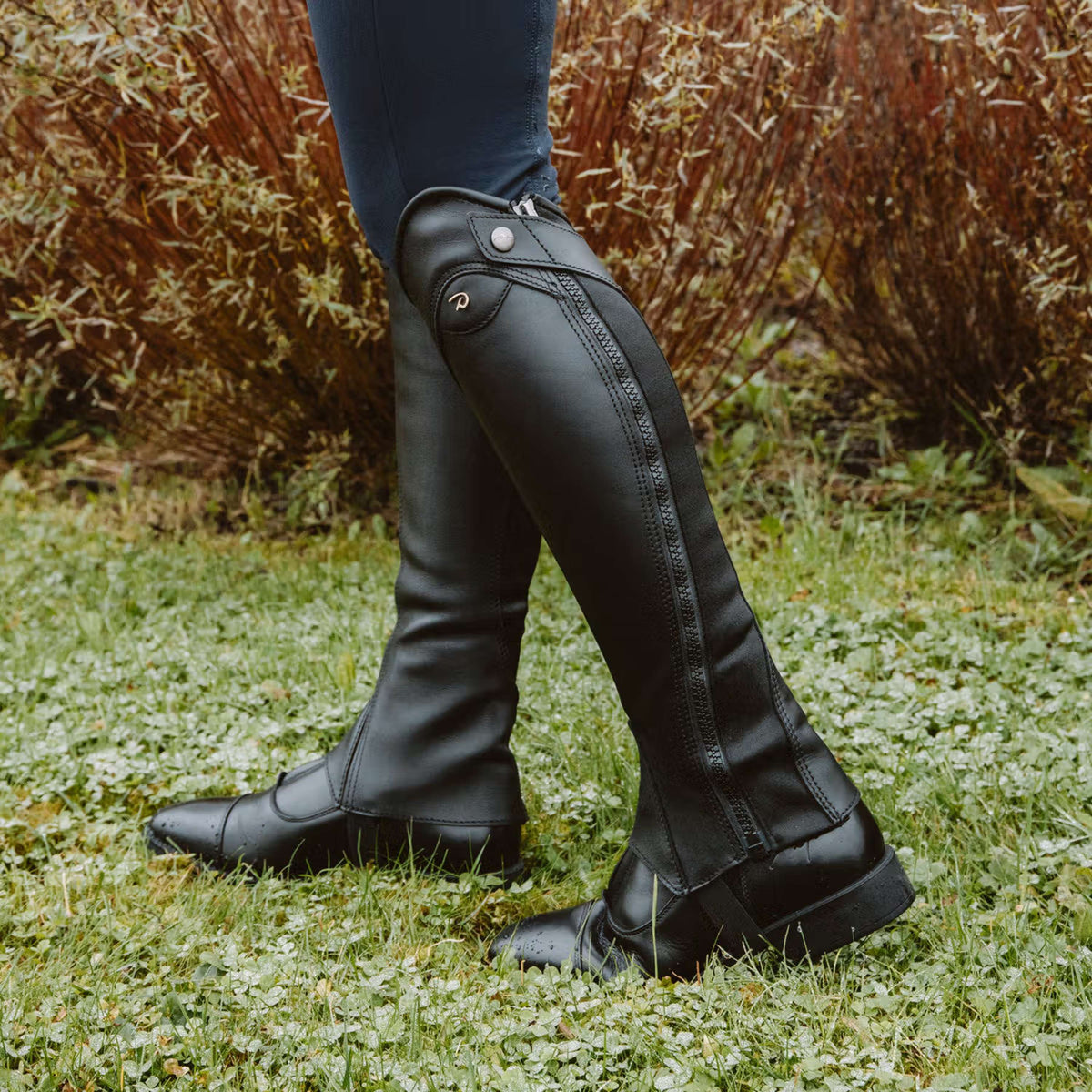 Dyon Botines Front Zipper Negro