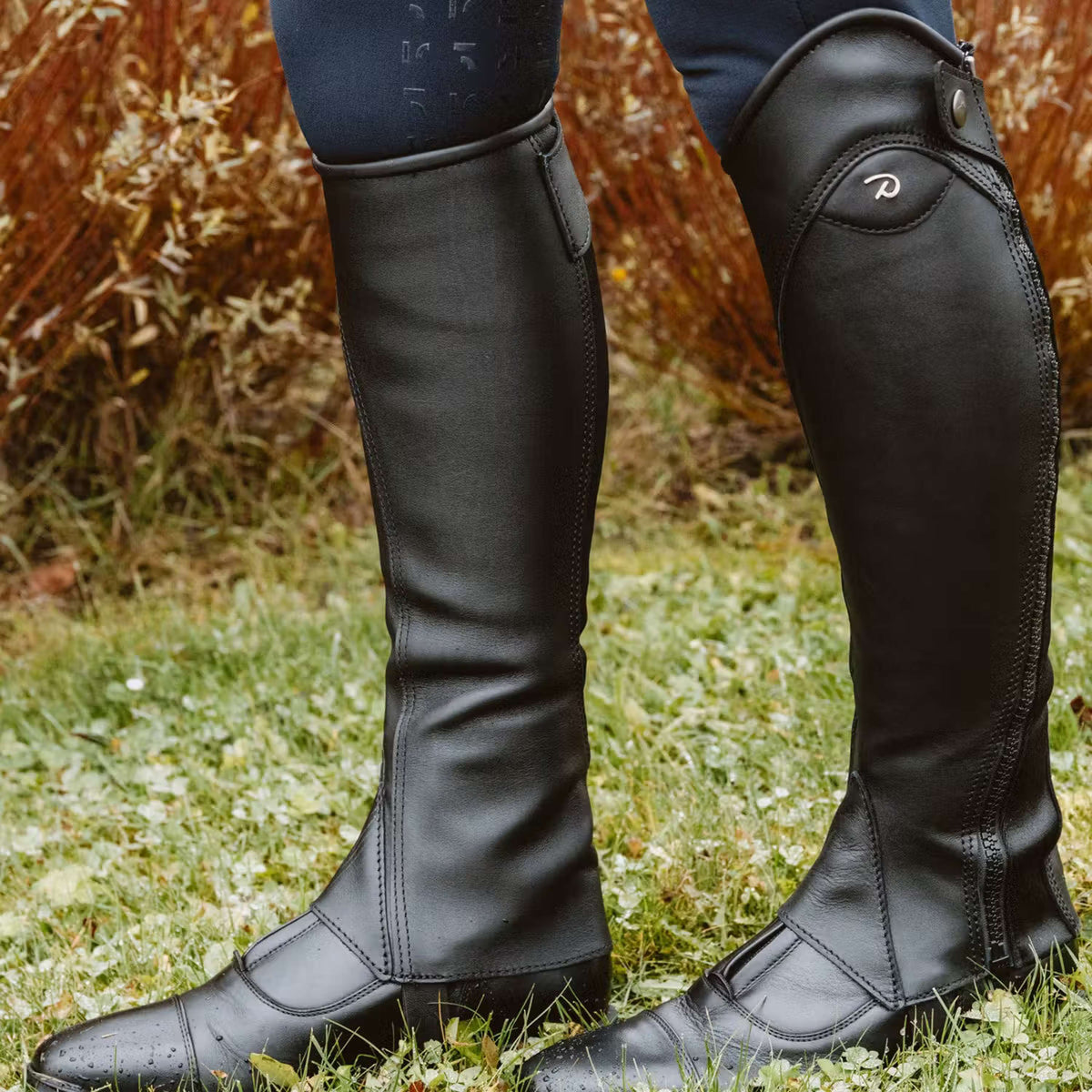 Dyon Botines Front Zipper Negro