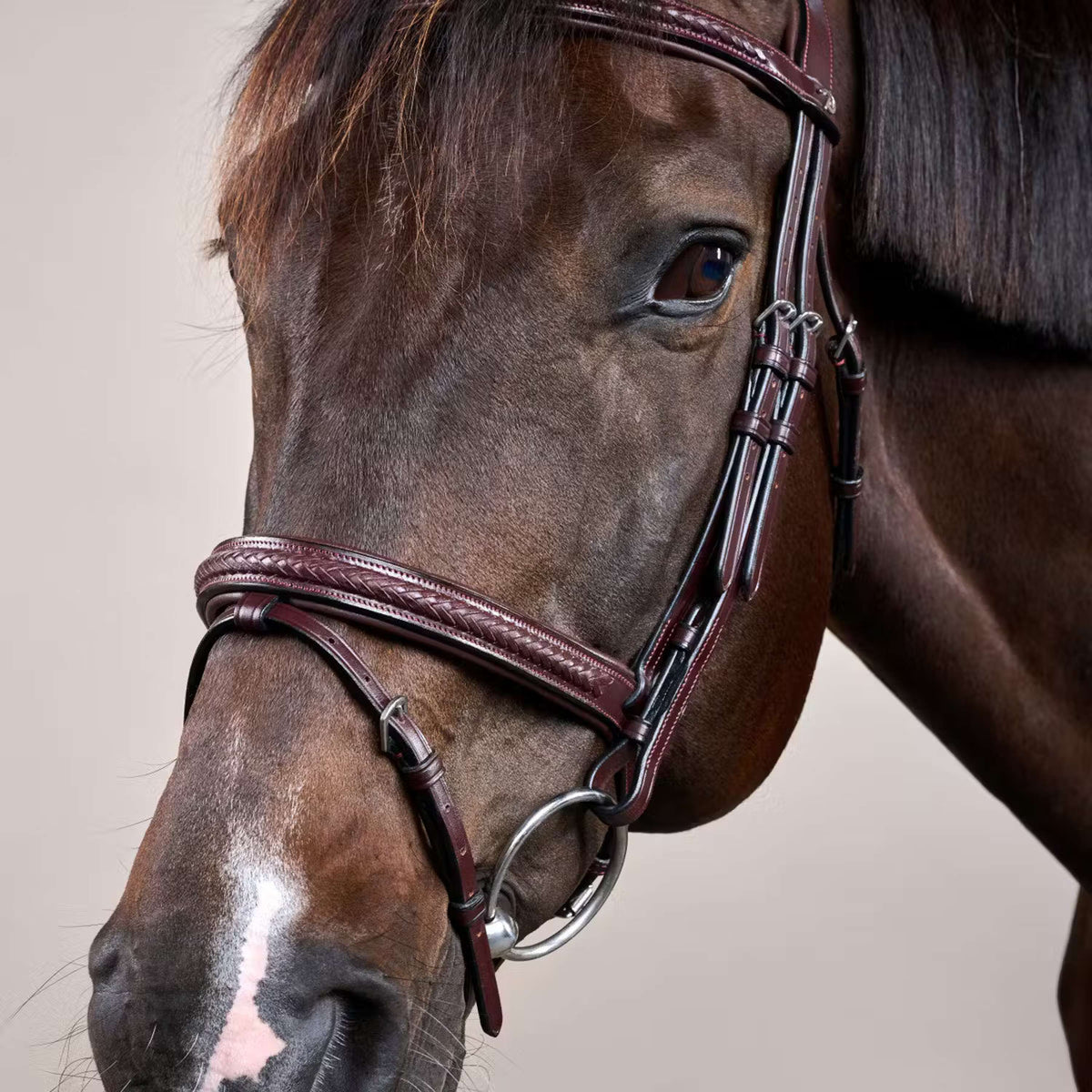 Dyon Brida Flash Trenzado Marron