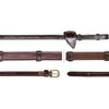 Dyon Riendas Hunter 5/8 con Topes de Cuero Marron