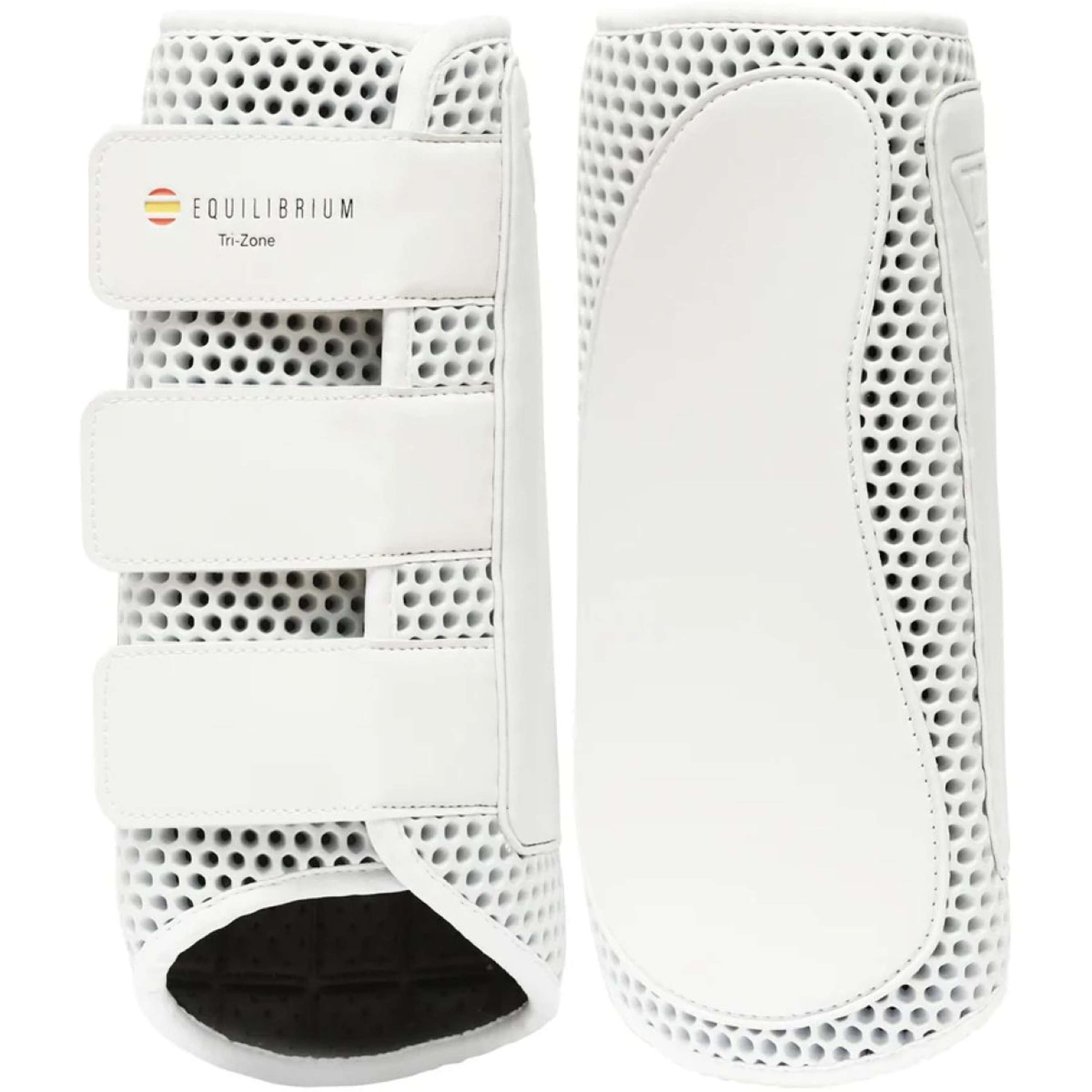 Equilibrium Protectores de piernas Tri-Zone Impact Sports Español: Atrás Blanco Equilibrium Protectores de piernas Tri-Zone Impact Sports Español: Atrás Blanco