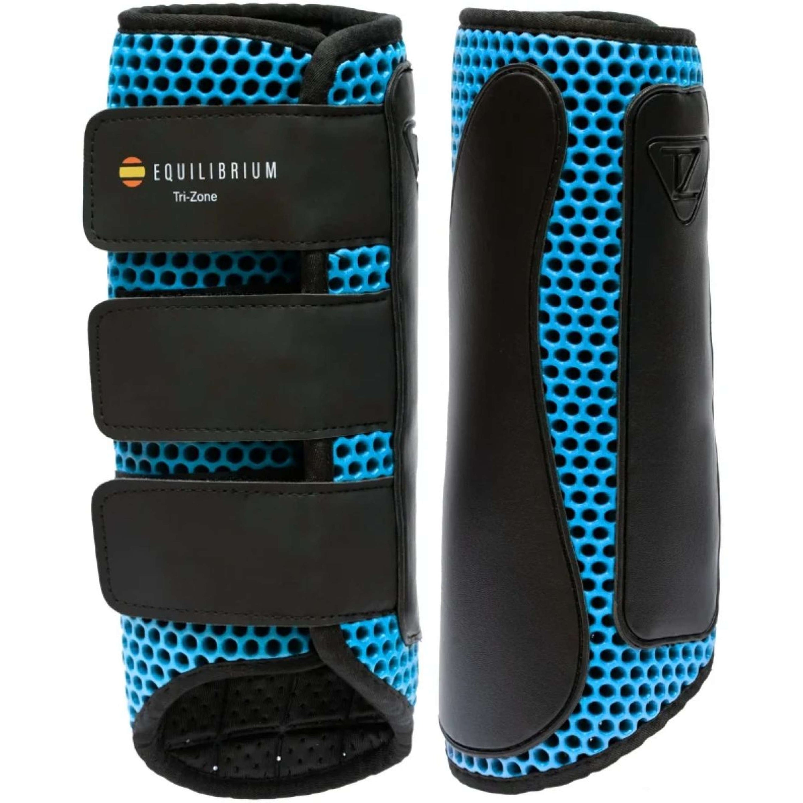 Equilibrium Protectores de piernas Tri-Zone Impact Sports Español: Atrás Azul azur
