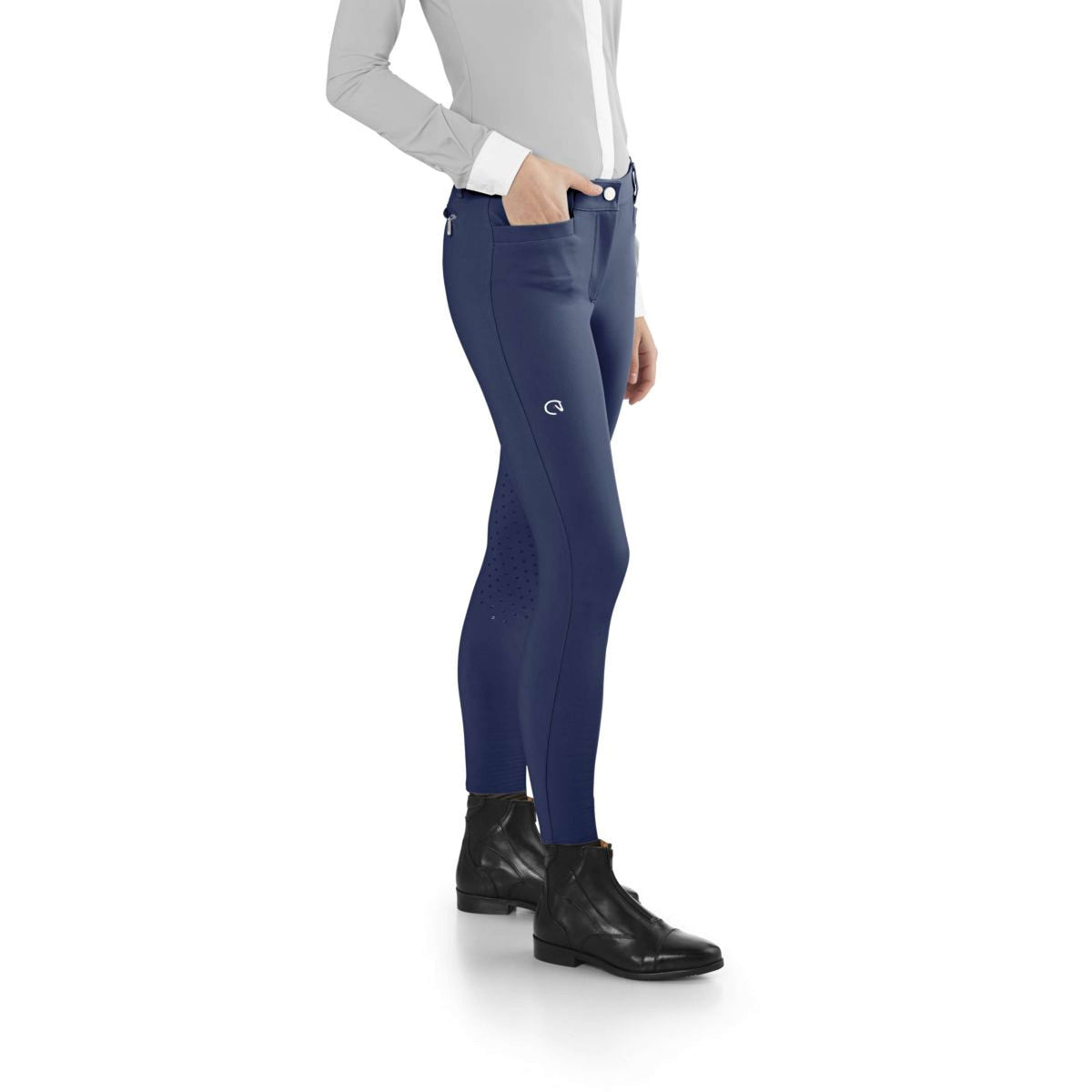 Ego7 Pantalón de Equitación Jumping EJ Acero Azul