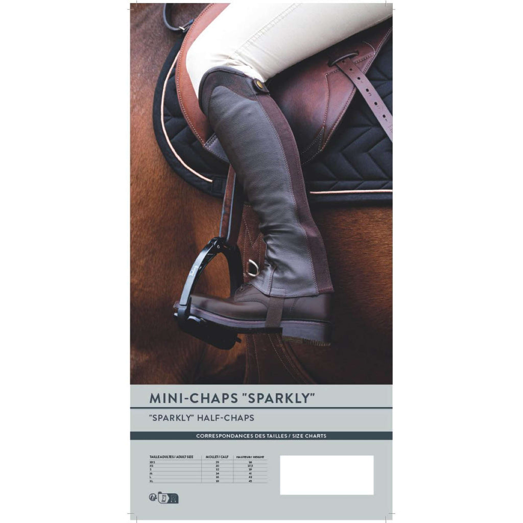 EQUITHÈME Chaps Sparkly Negro