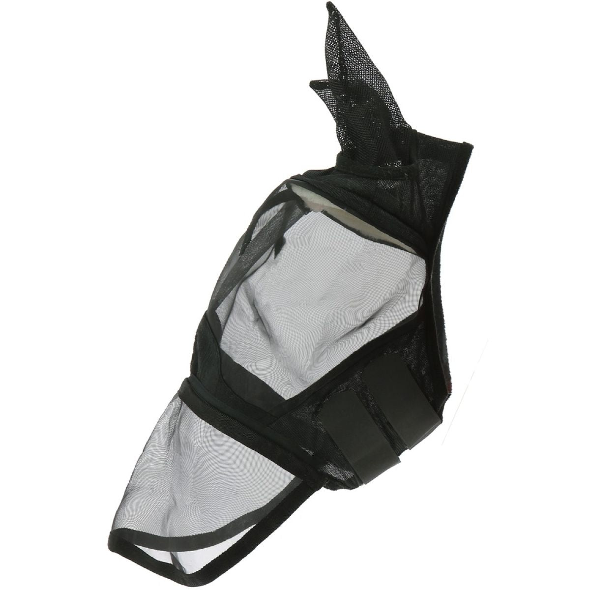 EQUITHÈME Máscara para Moscas Anti-UV 2IN1 Negro