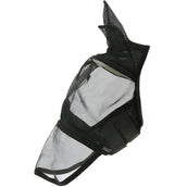 EQUITHÈME Máscara para Moscas Anti-UV 2IN1 Negro