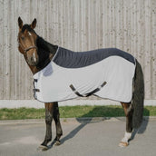 EQUITHÈME Manta Antimoscas Flycool Standard Marino/Blanco