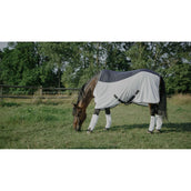 EQUITHÈME Manta Antimoscas Flycool Standard Marino/Blanco