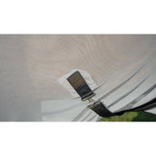 EQUITHÈME Manta Antimoscas Flycool Combo con cuello Marino/Blanco