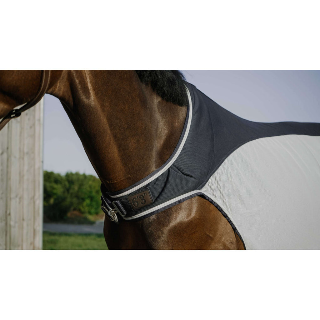 EQUITHÈME Manta para caminador Flycool Marino/Blanco