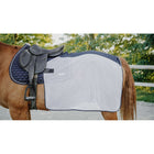 EQUITHÈME Manta de ejercicio Flycool square Marino/Blanco