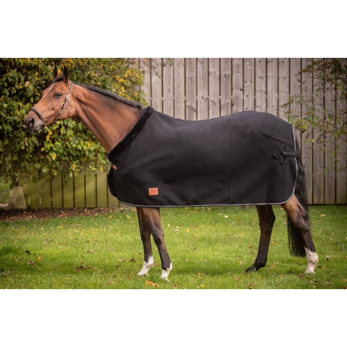 Paddock Manta para el sudor Diagonal Negro