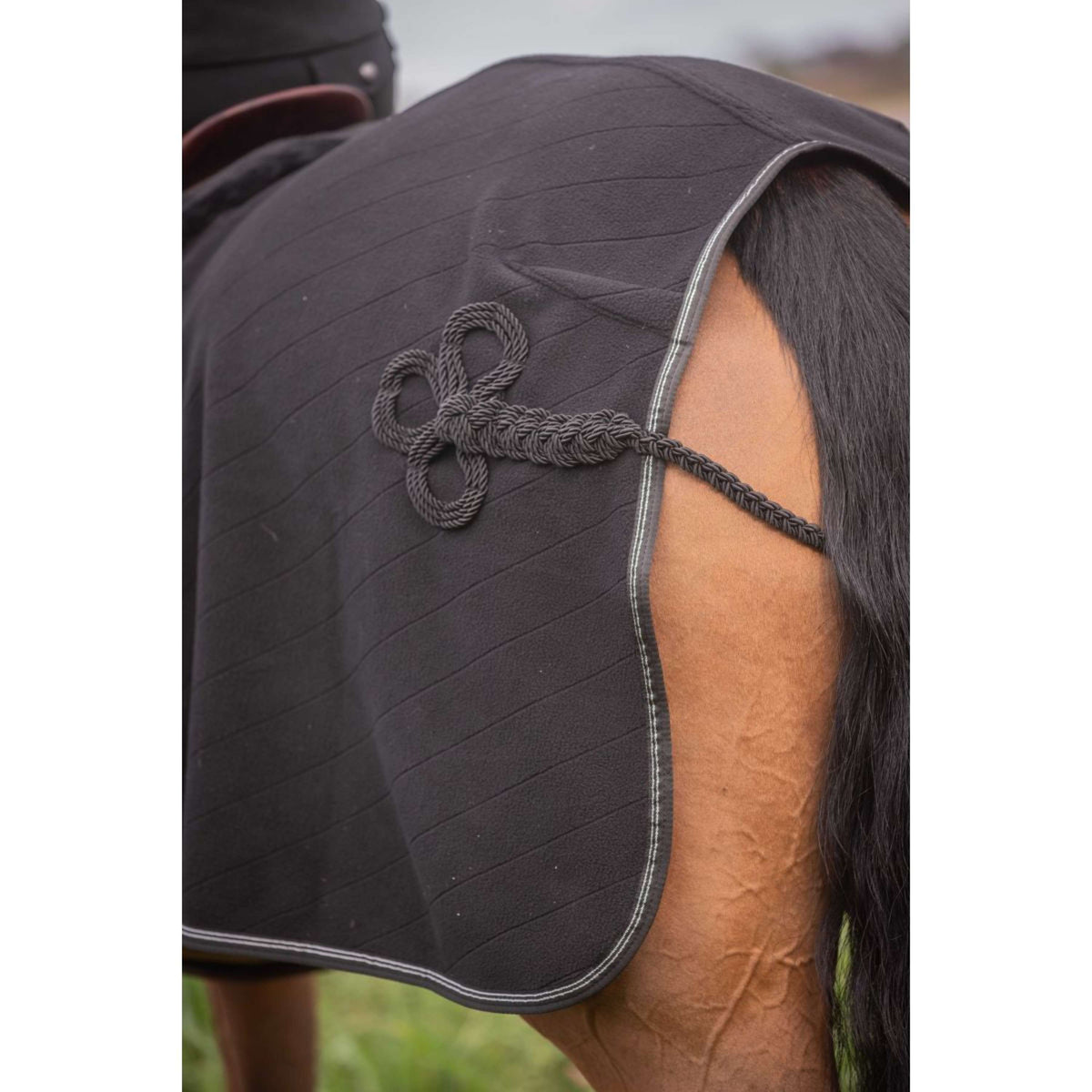 Paddock Manta de ejercicio Diagonal Negro