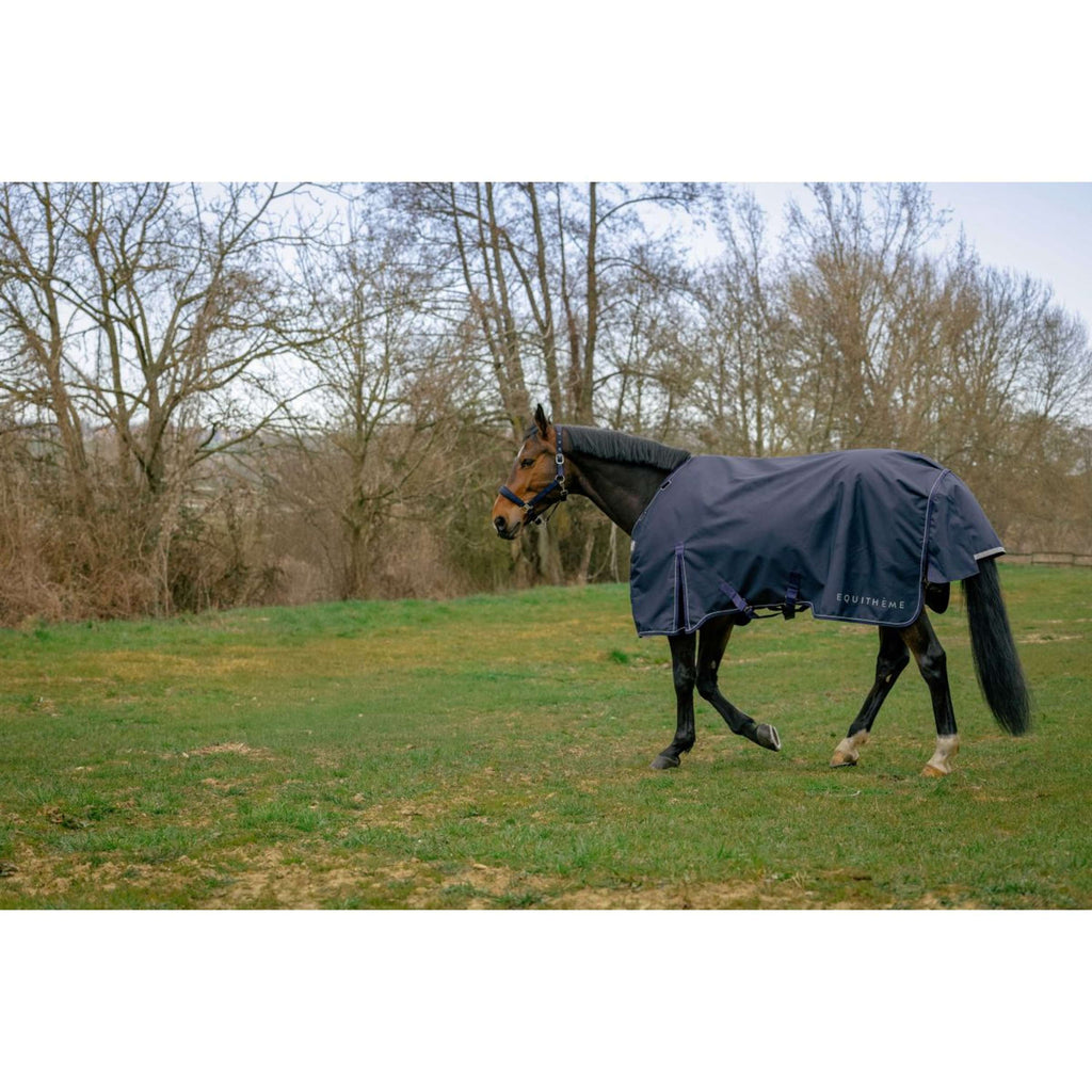 EQUITHÈME Alfombra de Exterior Anatomic 1200D 50g Navy