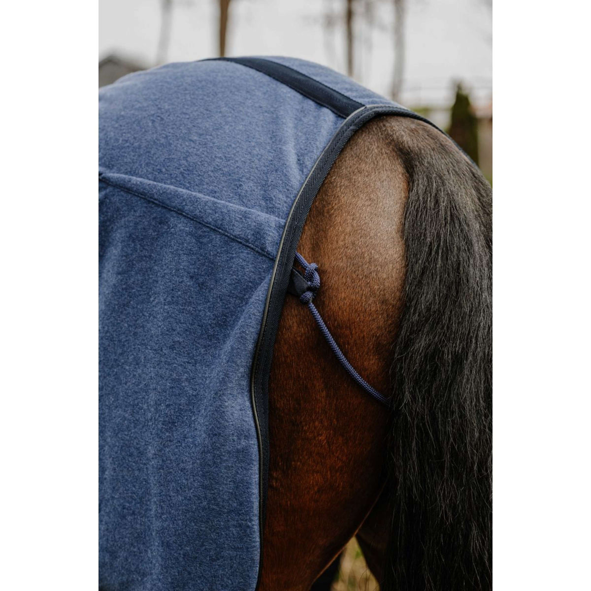 EQUITHÈME Manta para el sudor Comfortech Navy