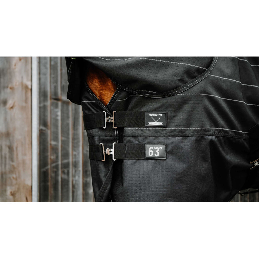 EQUITHÈME Manta Impermeable Lumin 600D 50g Negro