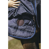 EQUITHÈME Alfombra de Exterior Classic 1200D High Neck 200g Navy