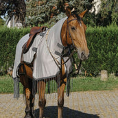 Riding World Manta antimoscas para montar Mesh Gris