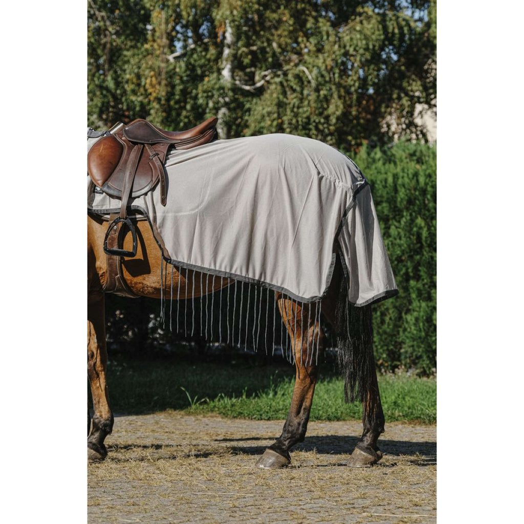 Riding World Manta antimoscas para montar Mesh Gris
