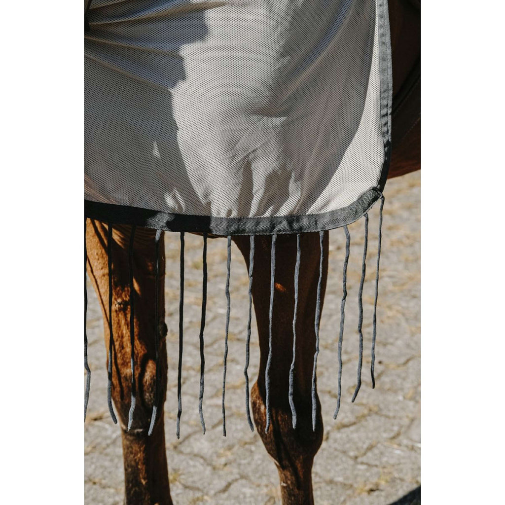 Riding World Manta antimoscas para montar Mesh Gris